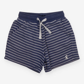 Jersey Short Blue and White Strip with White Draws