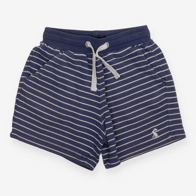 Jersey Short Blue and White Strip with White Draws