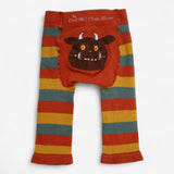 Knit leggings stripe the gruffalo
