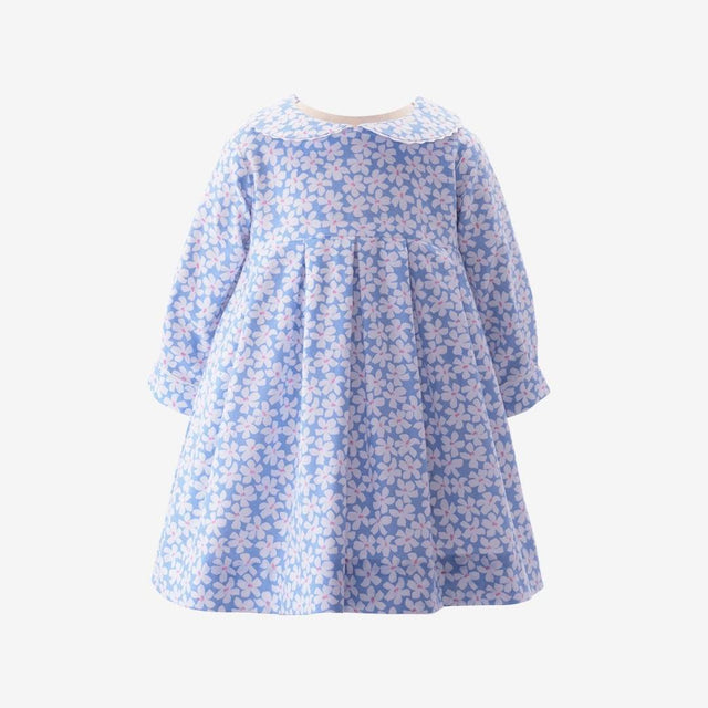 Daisy Flannel Pleated Dress and Bloomers