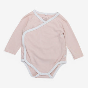 Wrap Bodysuit Pink Stripe