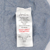 Reversible Sunhat Chambray and Red Stripe