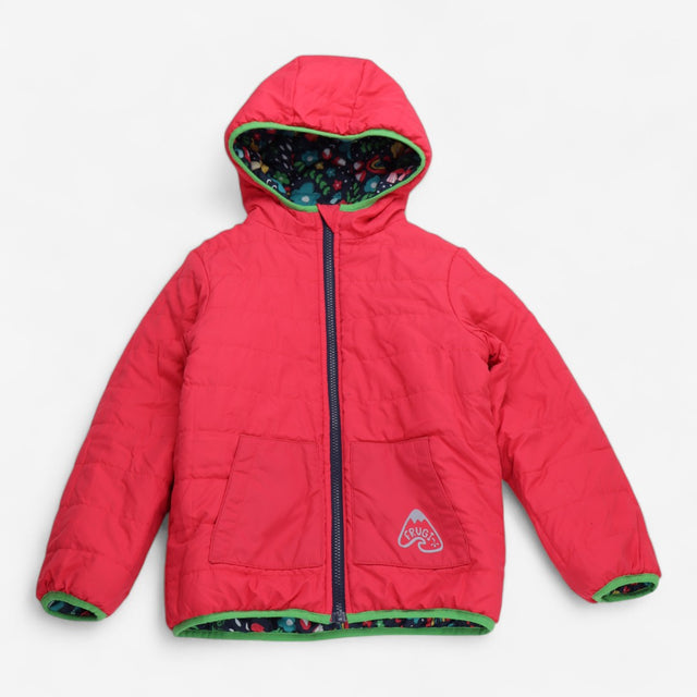 Toasty Trail Coat Floral Print Reversible