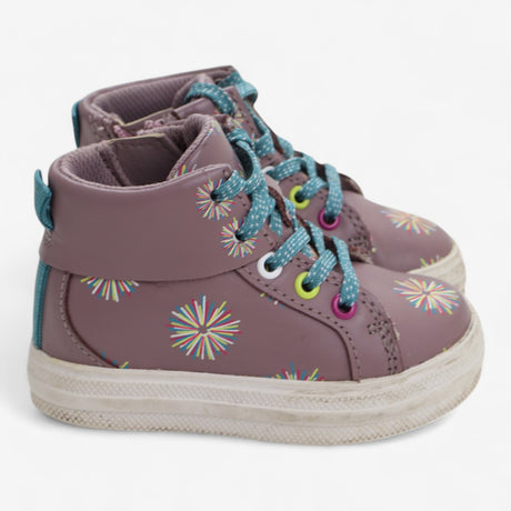 Hightop Lilac Firework Boots