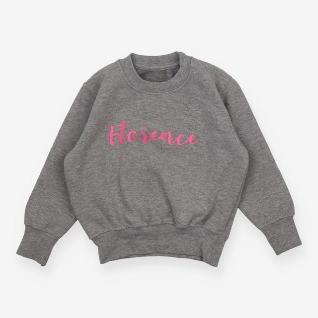 Sweatshirt Grey Marl Neon Florence