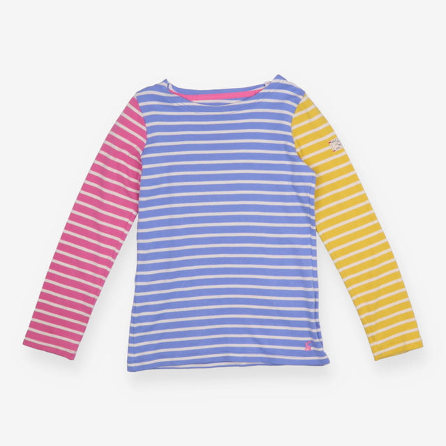 Multicoloured stripe LS t-shirt