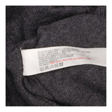 Jumper Charcoal Grey Wool Cashmere Blend Crew Neck