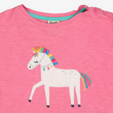 T-shirt pink unicorn