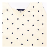 Kyra Polka Dot Cami Top Cream Black Spot
