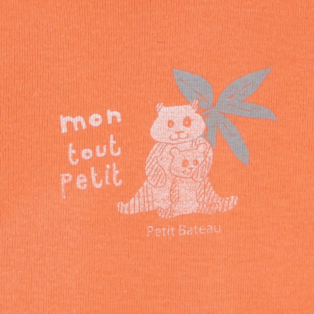 Bodysuit Short Sleeve Orange Mon Tout