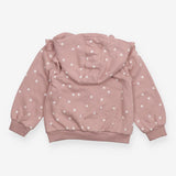 Hoodie jersey Pink with Spots