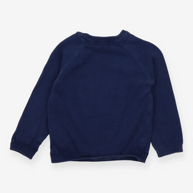 Sweater Navy With sausage Dogs
