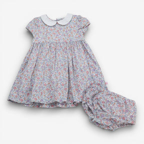 Dress Collared Ditsy Floral with Bloomers