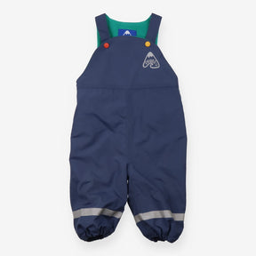 Blue fleece lined waterproof dungarees