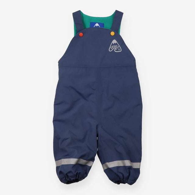 Blue fleece lined waterproof dungarees