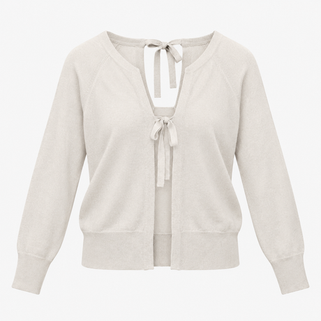 Silver Grey Metallic Knit Jumper With Ribbed Trims