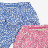 Shorts blue pink floral 2 Pack