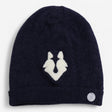 Hat Navy with Abstract Rabbit
