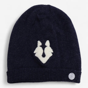 Hat Navy with Abstract Rabbit