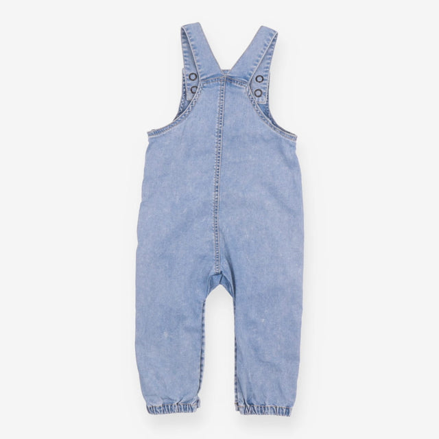 Dungarees denim stretch gather leg
