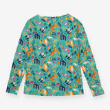 Endangered print long sleeve top