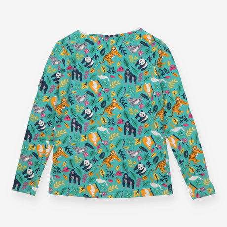 Endangered print long sleeve top