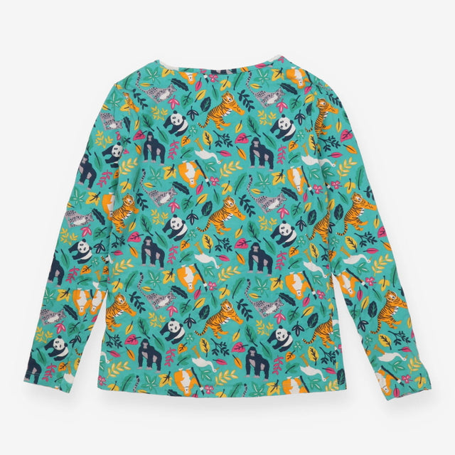 Endangered print long sleeve top