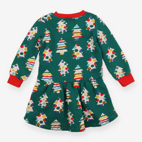 Dress green abstract christmas tree