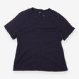 Short Sleeve Top Washed Navy Patch Pocket