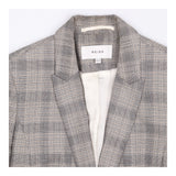 Checked Trouser Suit Tailored Blazer Slim Leg Trou