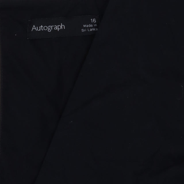 Black 100% Cotton Smart Sleeveless Vest Top