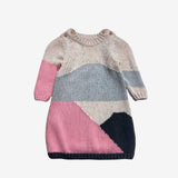 Pink and Black Knit Dress