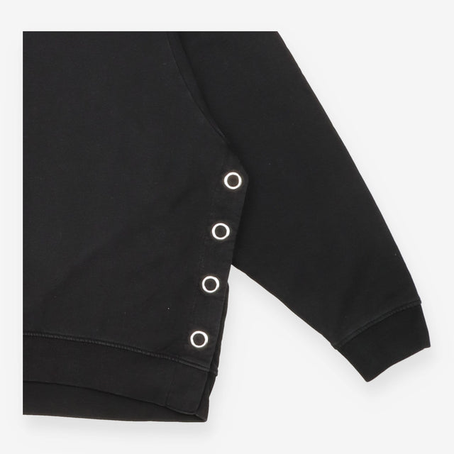 AllSaints Black High Neck Grommet Eyelet Side Deta