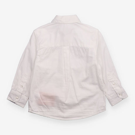 Shirt white Heirloom blue collar lining
