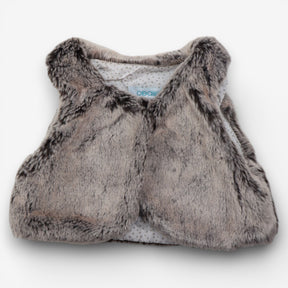 Gilet brown fur