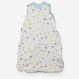 Sleeping bag white grey yellow stars 2.5 tog