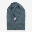 Hood Light Blue Flecked Wool Blend Balaclava