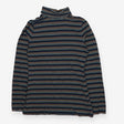 Top blue stripe roll neck