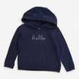Jersey  hoodie navy hello