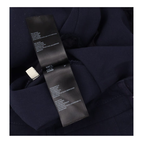 Trousers Navy Tailored Tapered Leg