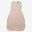Sleeping bag pink white leaves