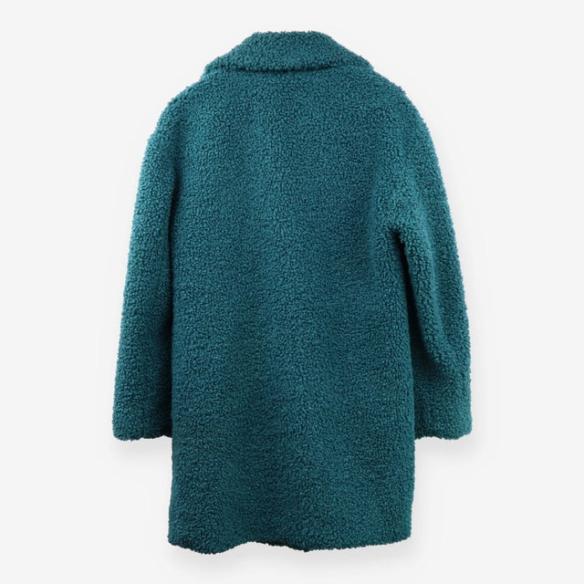 Teal Teddy Borg Peacoat