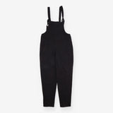 Dungarees Black Organic Cotton Straight Leg