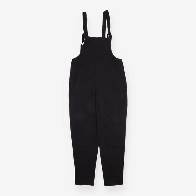 Dungarees Black Organic Cotton Straight Leg
