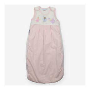 Sleeping Bag Pink and White Checks with Fairies TO