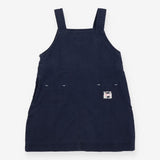 Pinafore Dress Navy with Fish Applique