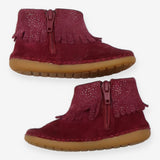 Boots Plum with Sparkle Frill