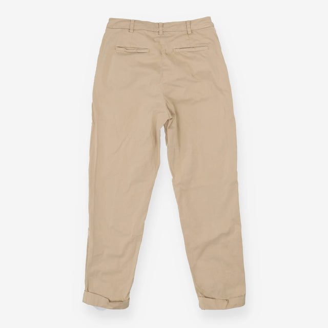 Jaeger Womens Tan Chinos Slim Fit Cropped Cotton S