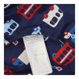 Coat navy vehicles reversible