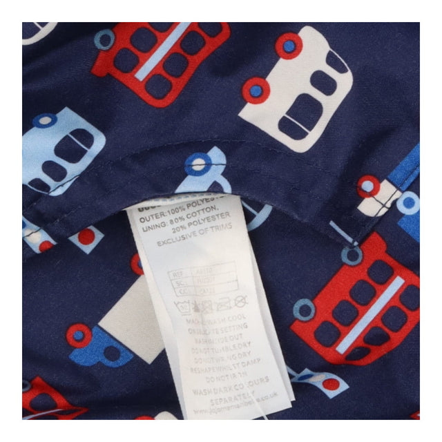 Coat navy vehicles reversible